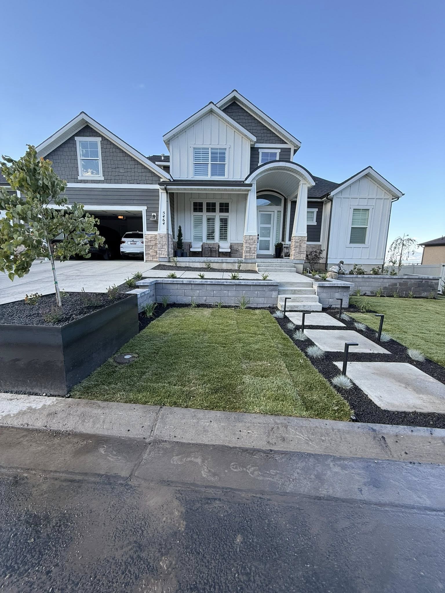 Landscaping project by Ginger Bee Farms
