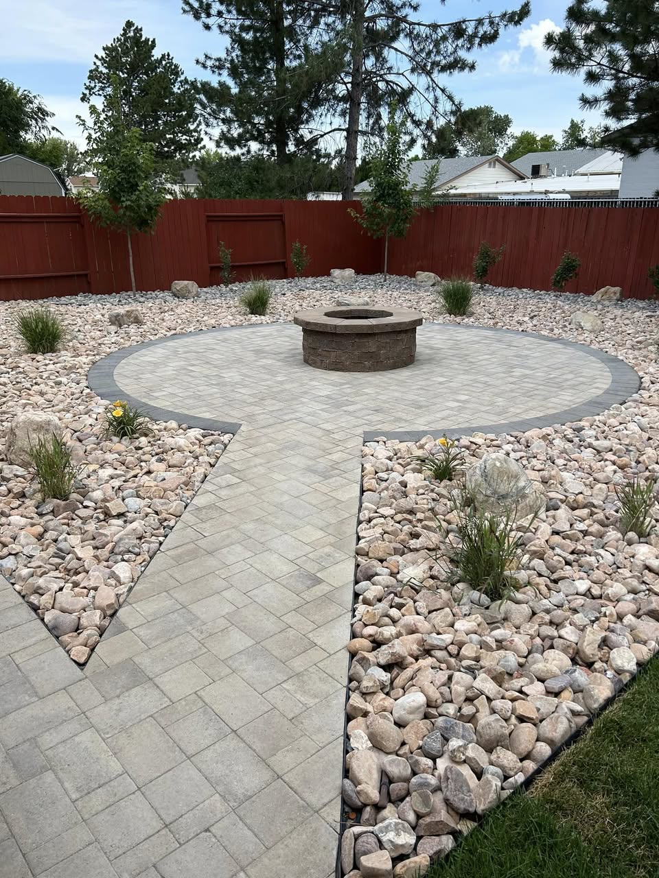 Landscaping project by Ginger Bee Farms in Layton, Utah