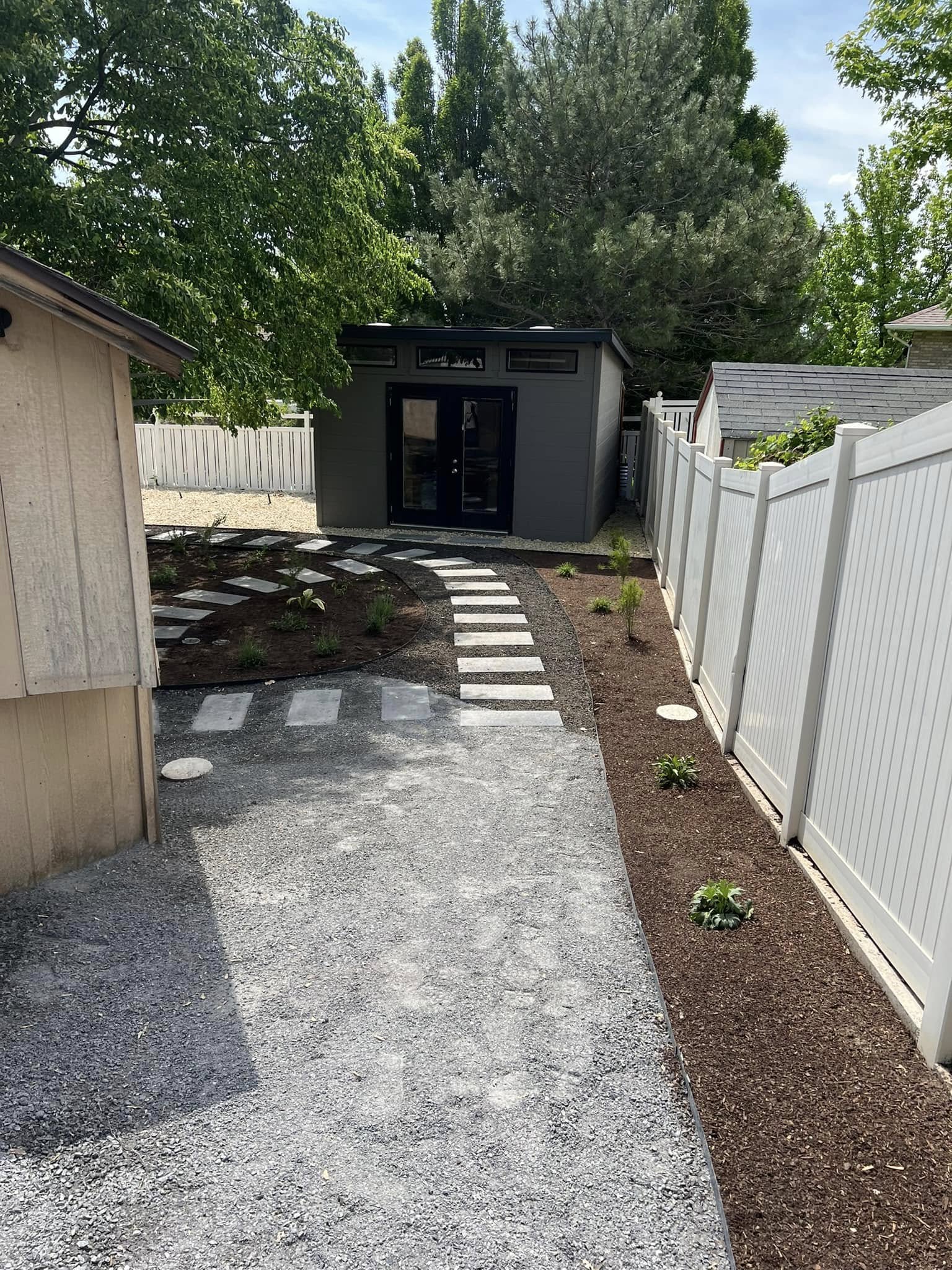 Ginger Bee Farms landscaping project