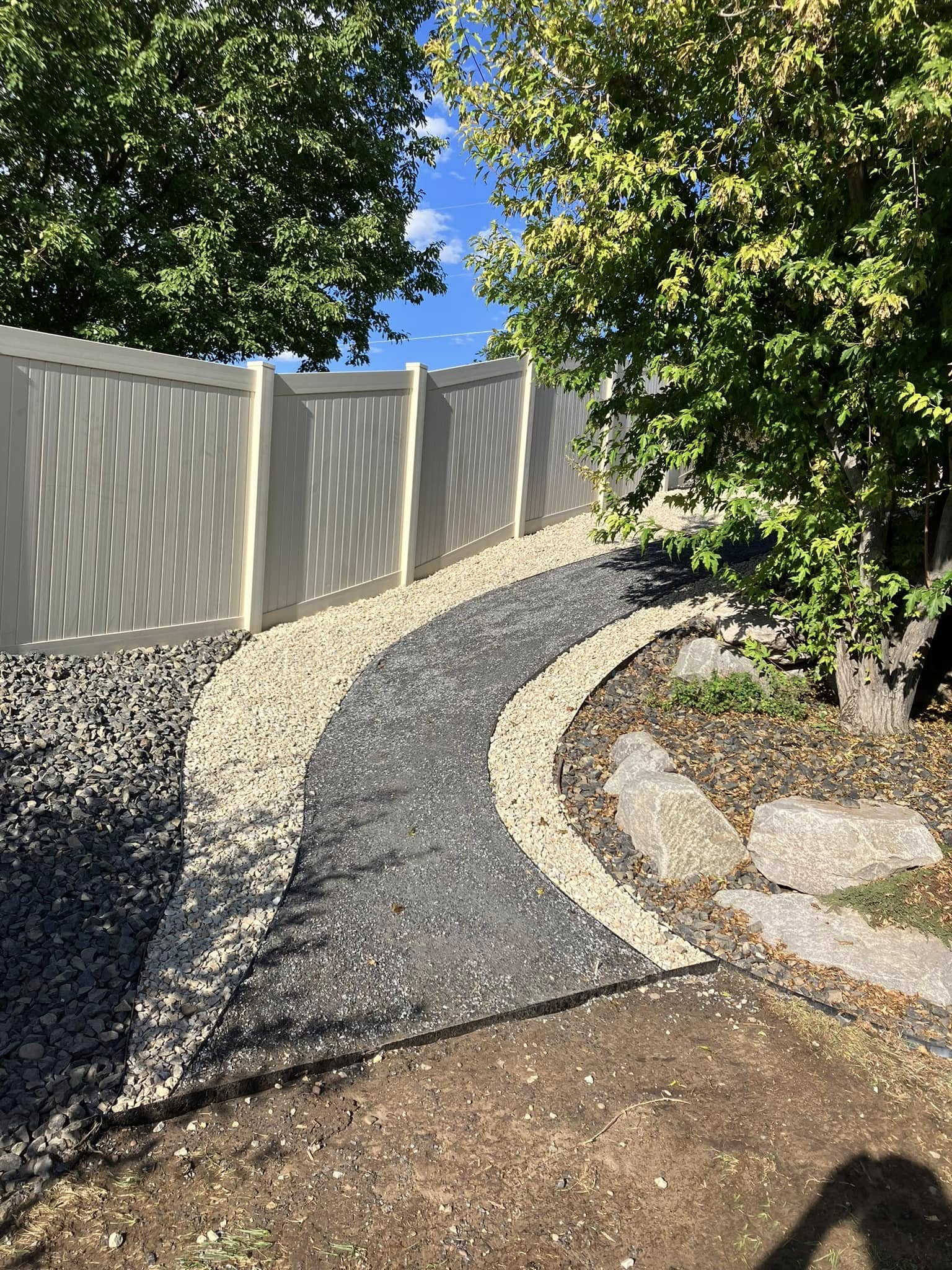 Ginger Bee Farms landscaping project